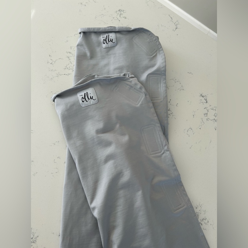 Bundle of 2 Ollie Swaddles! Grey. Like new!
